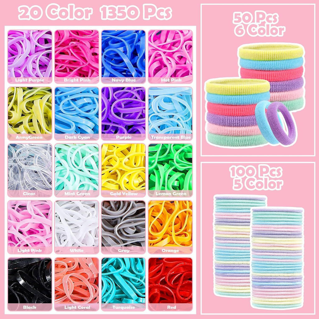 Girls Hair Rope Rubber Bands Set Hair Accessories