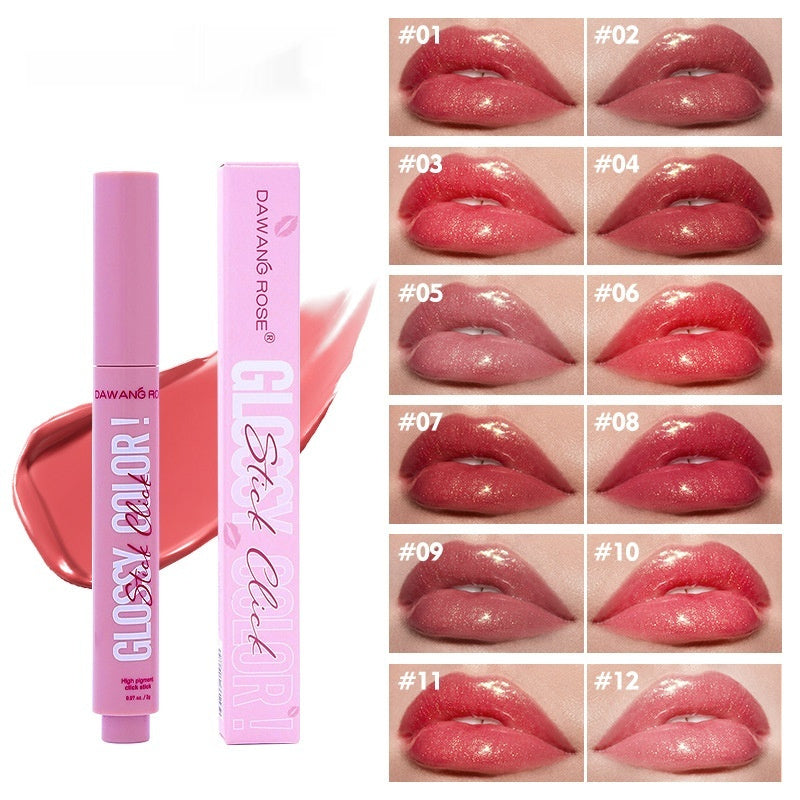 Dawang Rose Multicolor Lipstick Pen Does Not Fade Moisturizing And Nourishing
