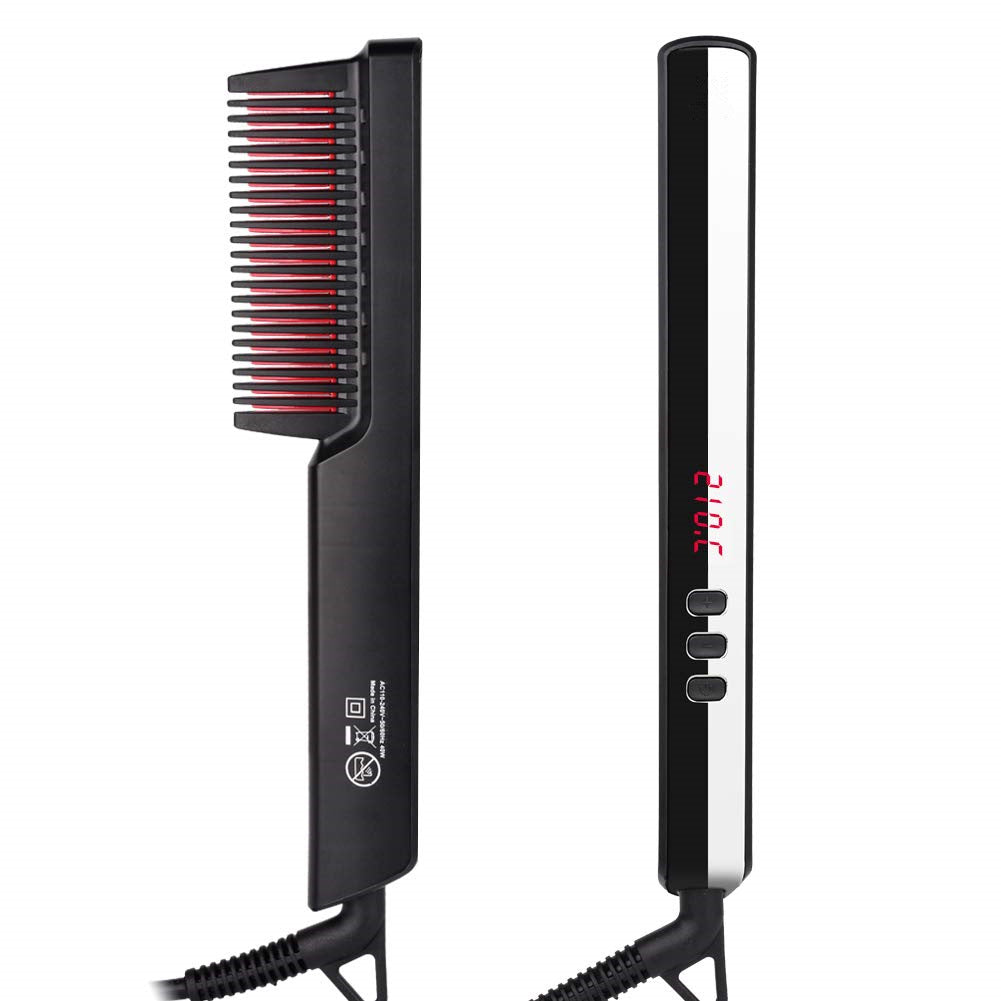 Laikou Ladies Straightening Comb Men's Multifunctional Hair Comb With Hair Care Essential Oil 40ml