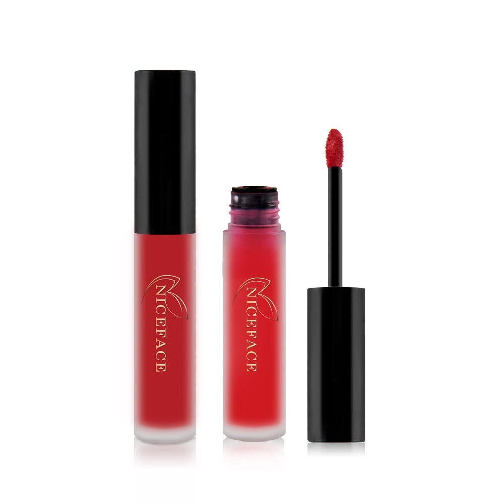 NiceFace Matte Finish Non-fading Longlasting Lip Gloss Non-nourishing Lipstick