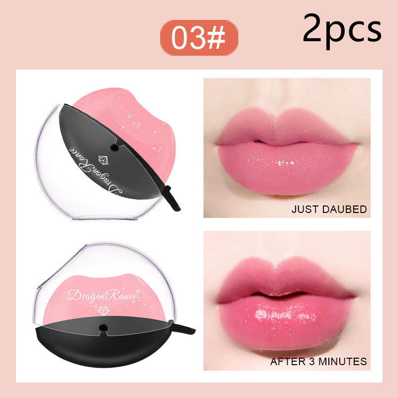 Dragon Ranee Lazy Lips Pearlescent Glitter Lipstick Is Not Easy To Fade, Warm And Moisturizing Lipstick