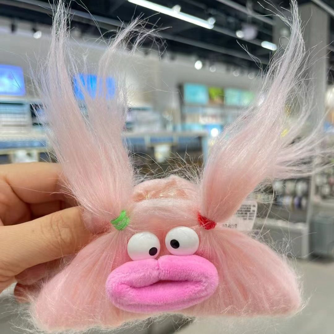 Plush Grip Female Heart Weird Headband With Ears