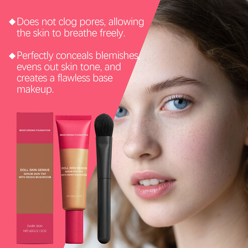 Doll Skin Foundation Cream Light And Matte Clear