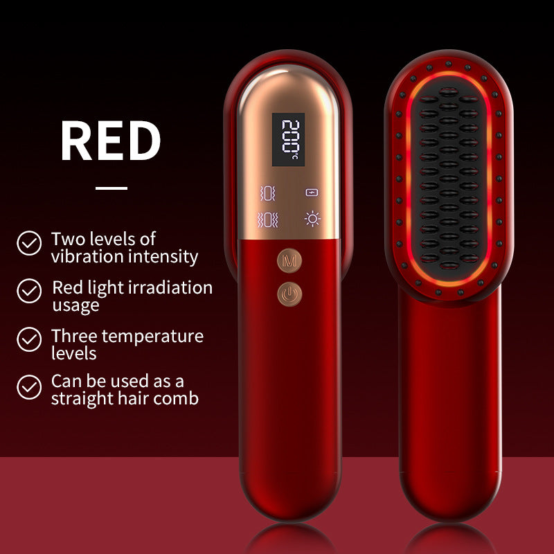 Mini Charging Straight Comb Negative Ion Hair Care Soft Massage Comb