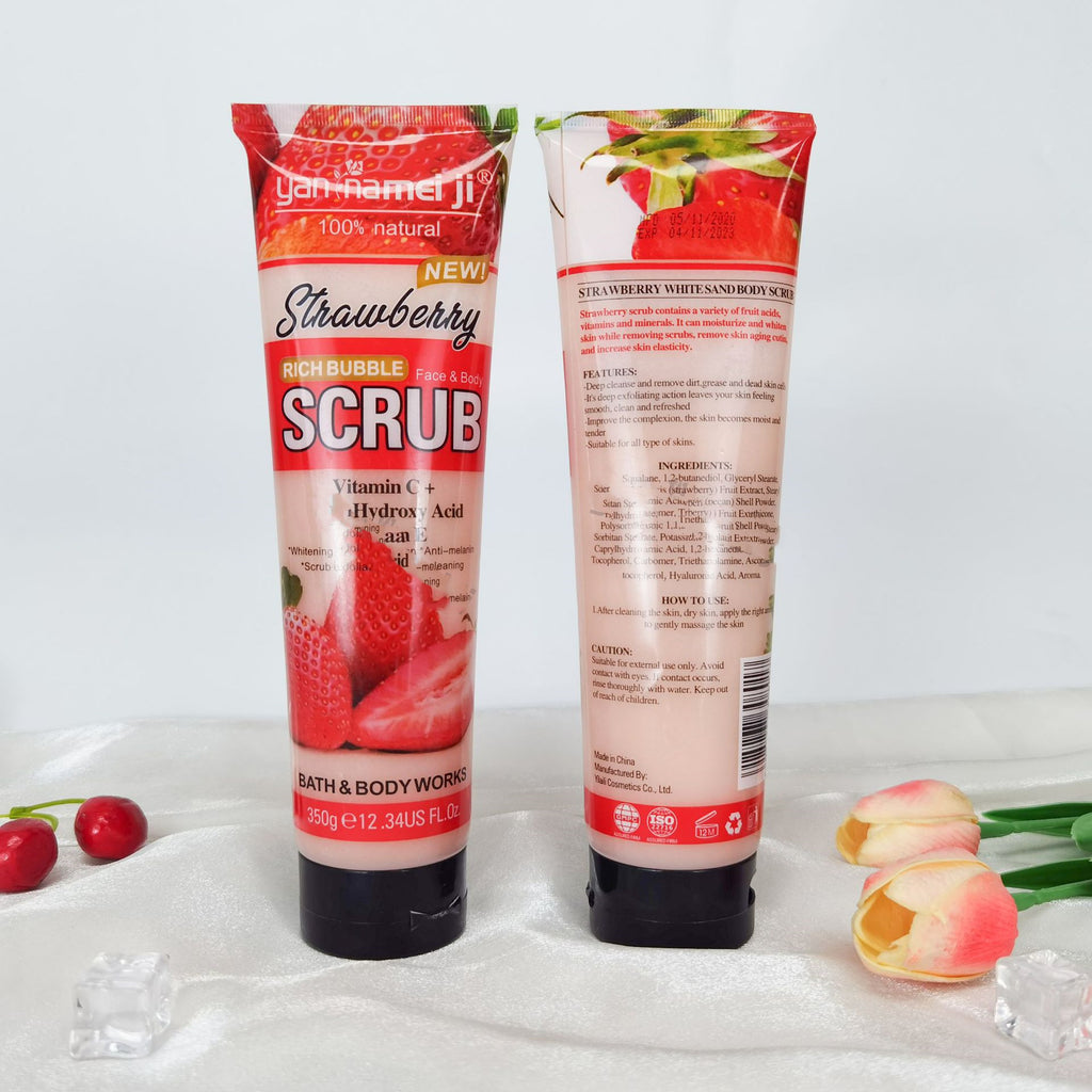 YanNamei Ji  Shea Butter Facial Body Scrub Cream