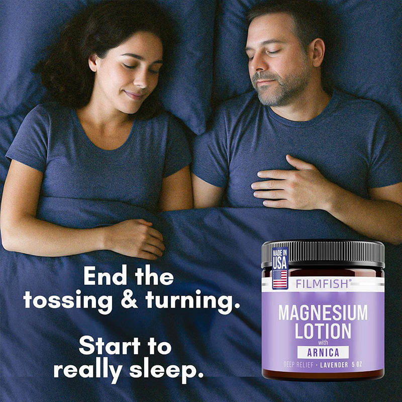 FilmFish Lavender Magnesium Cream Comfortable Soothing Body Lotion