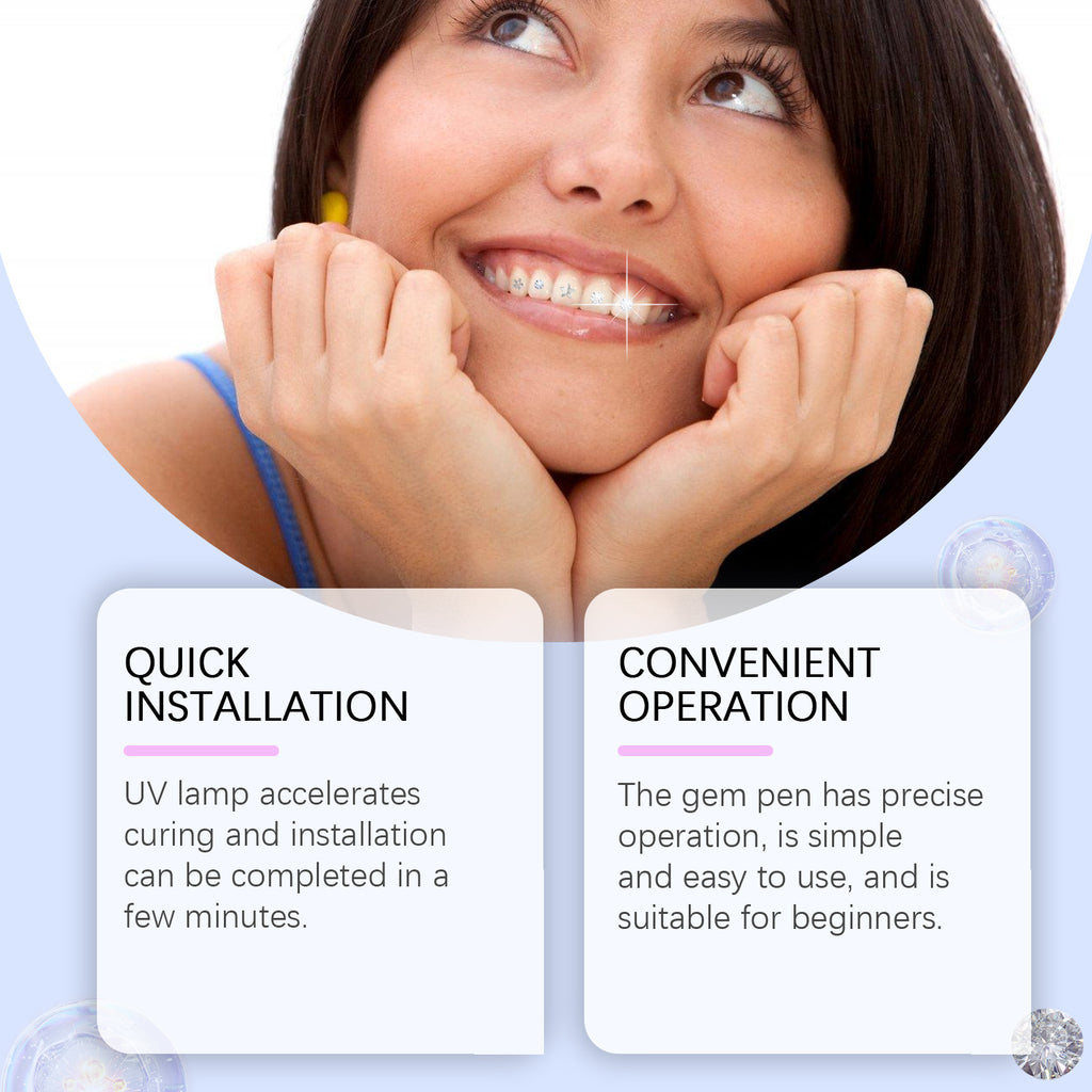 Eelhope DIY Fashion Teeth Decoration Beauty Suit