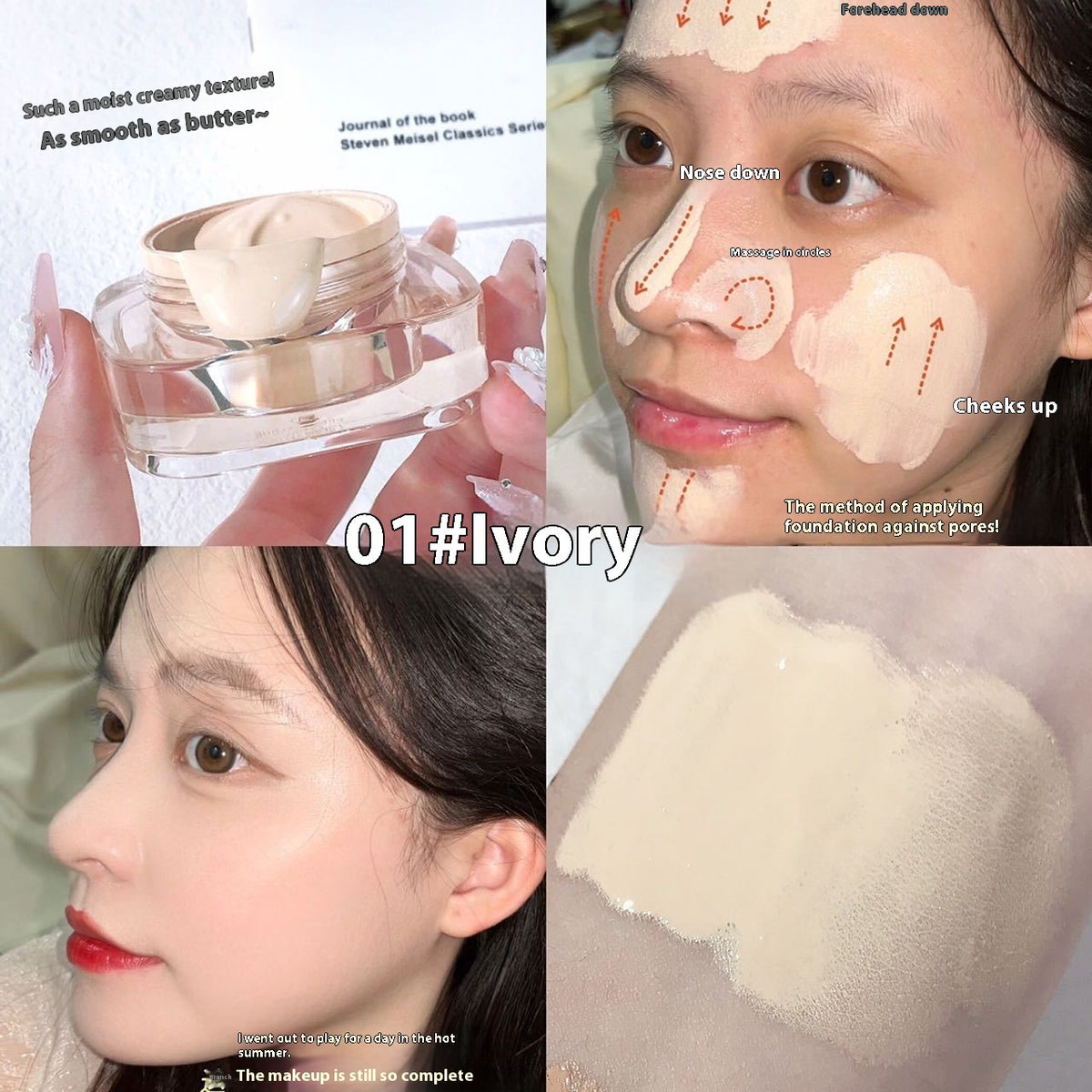 Keke Mood Cream Skin Foundation Cream Makeup Smear-proof Makeup Oil Controlling And Nourishing Concealer