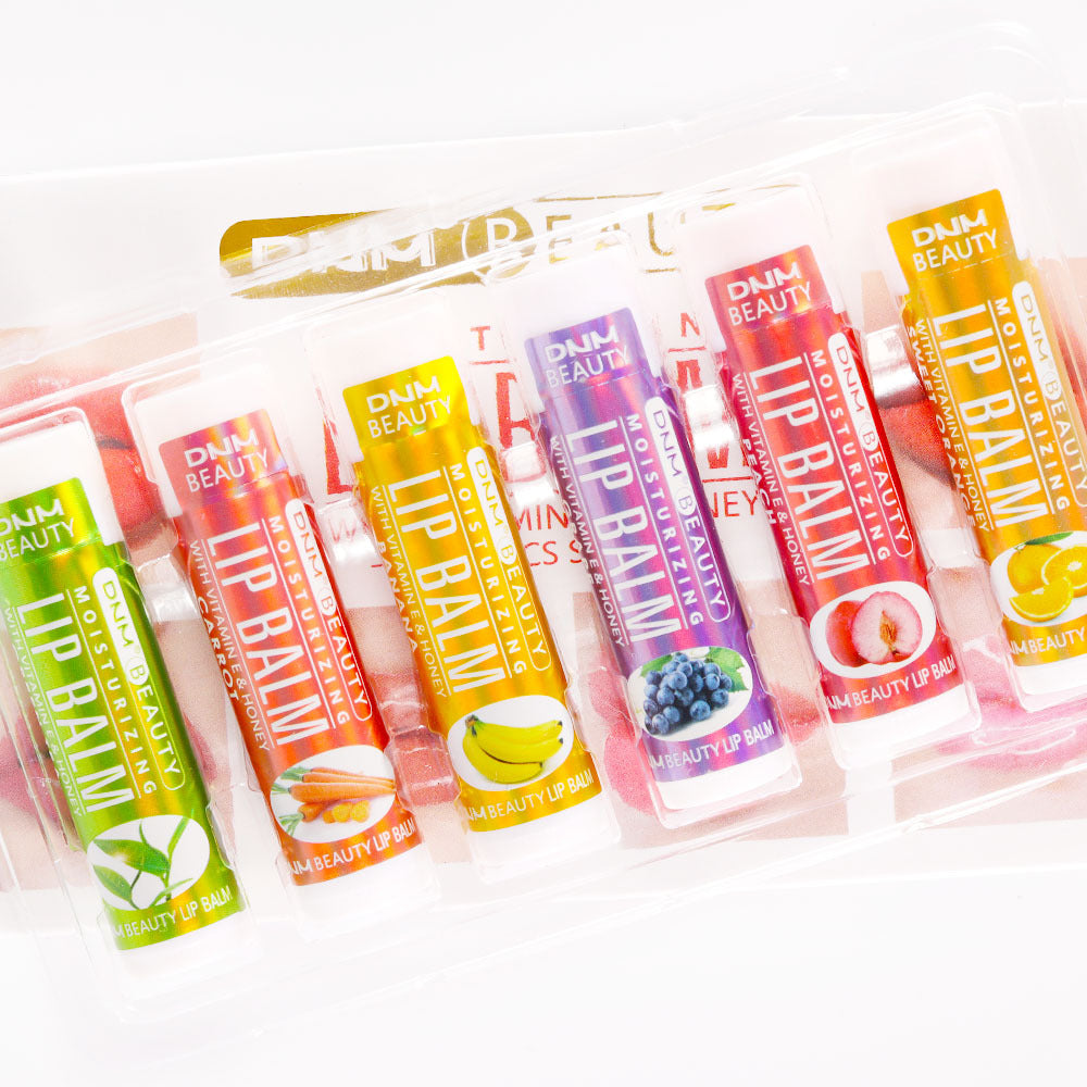 DNM Fruit Flavor Moisturizing Water Lip Balm Suit