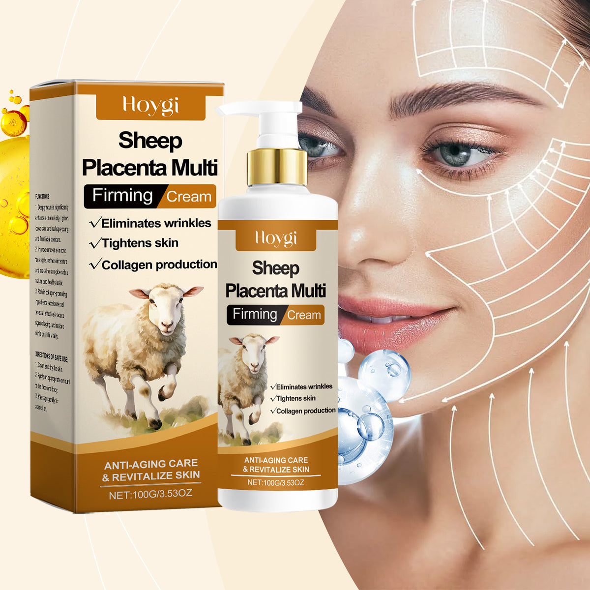 Hoygi Tila Brightening And Delicate Skin Care Cream