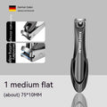 Xiaotianlia High-end Nail Scissors Single Nail Clippers Set Anti-splash Oblique Mouth Large Nail Clippers