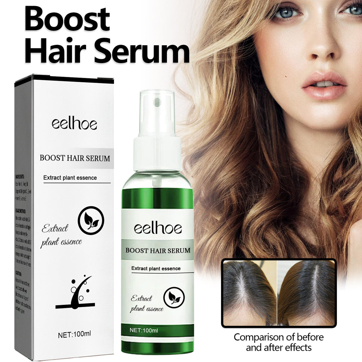 Eelhoe Herbal Hair Care Solution Anti-hair Loss And Strong
