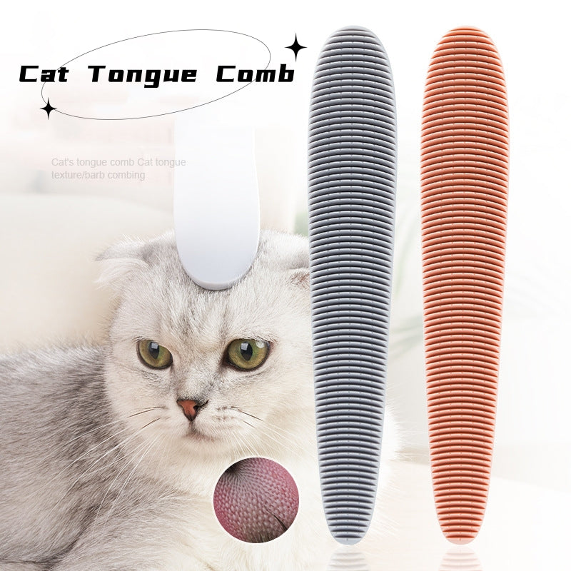 Pet Comb Cat Tongue Combs Shower Massage Soothinging Remover Hair Removal Brush Portable Long Short Hair Cats Grooming Supplies Pet Products