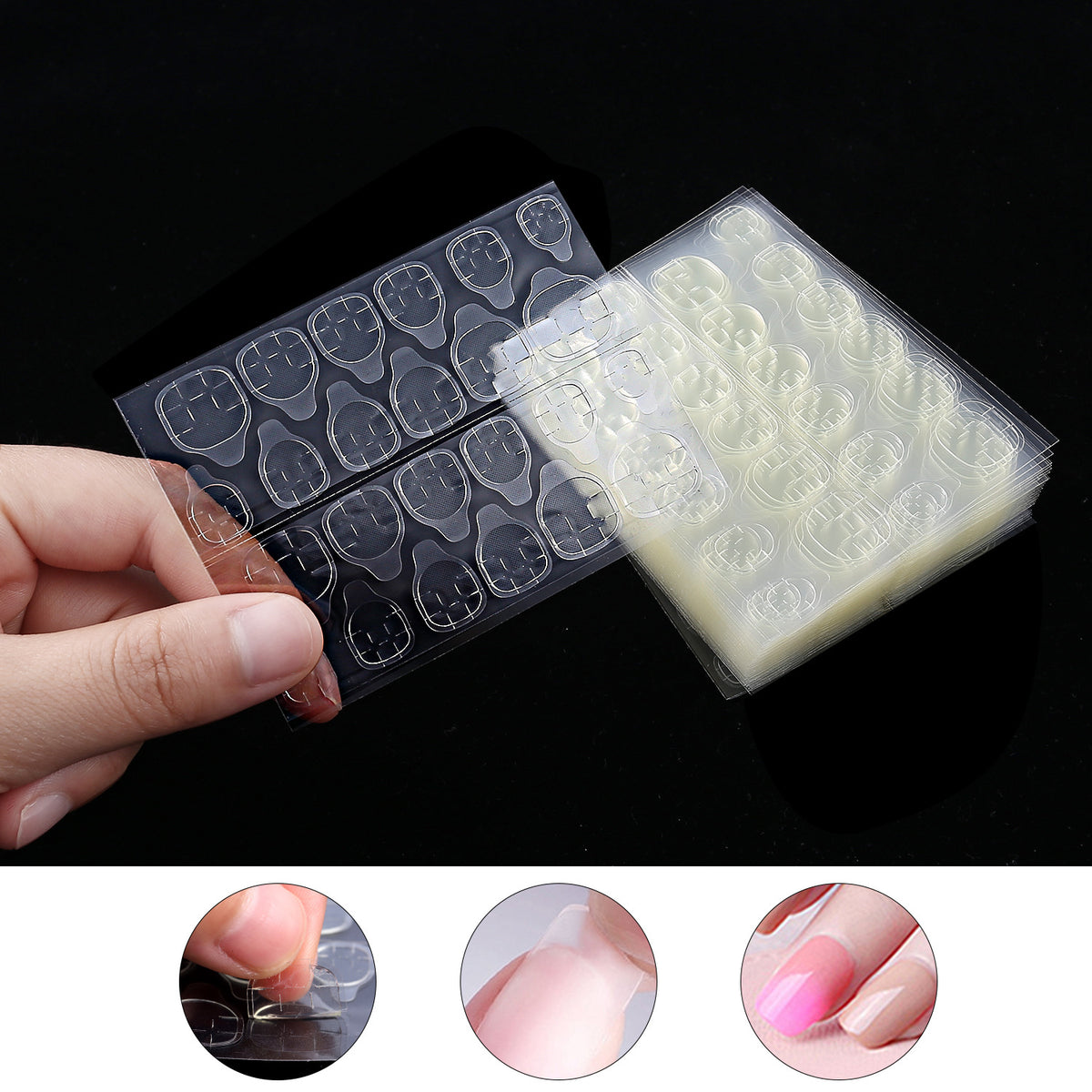 Nail Beauty Nail Tools Jelly Glue Finished Transparent Nail Stickers Seamless Nail Art Jelly Glue Patch