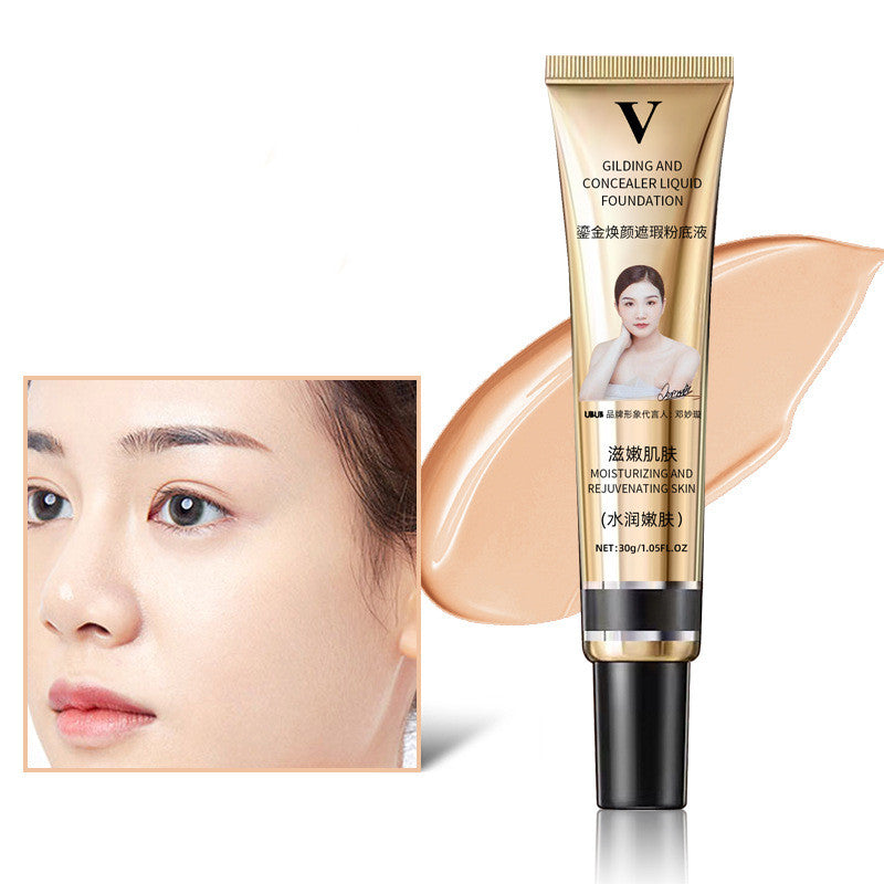 V Isolation Moisturizing Gilt Concealer Liquid Foundation