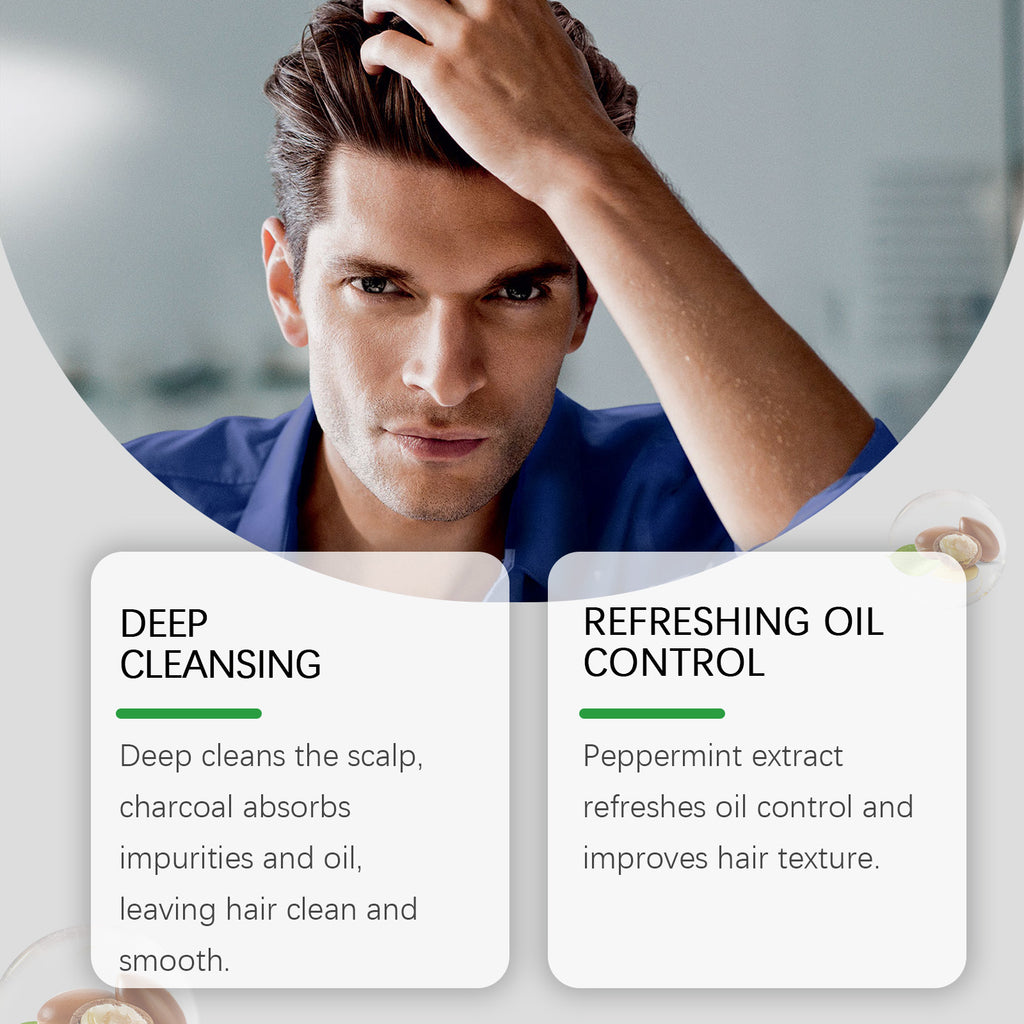 East Moon Men's Shampoo Series Daily Cleaning Deep Clean Silky Shiny Cool Shampoo