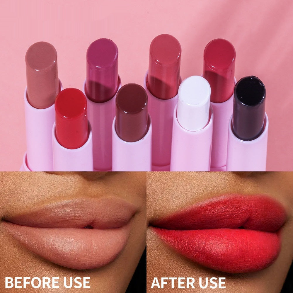 Julystar Halloween Matte Velvet Lipstick Beauty Makeup Does Not Fade No Stain On Cup Natural Long Lasting
