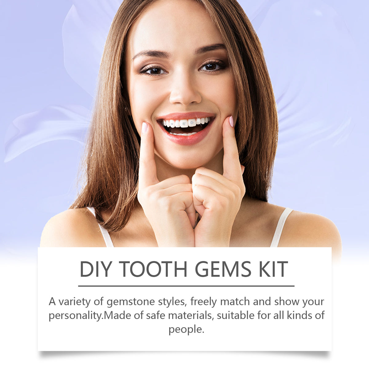 Eelhope DIY Fashion Teeth Decoration Beauty Suit