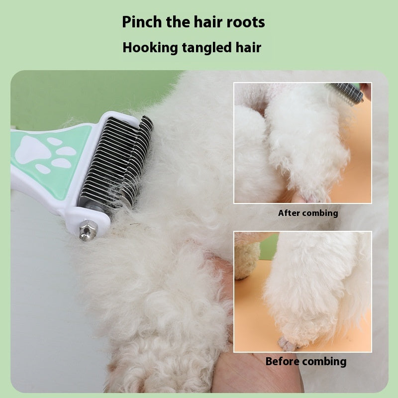 Dog Comb Float Hair Cleaning Knot Untying Comb Cat Comb Pet Supplies