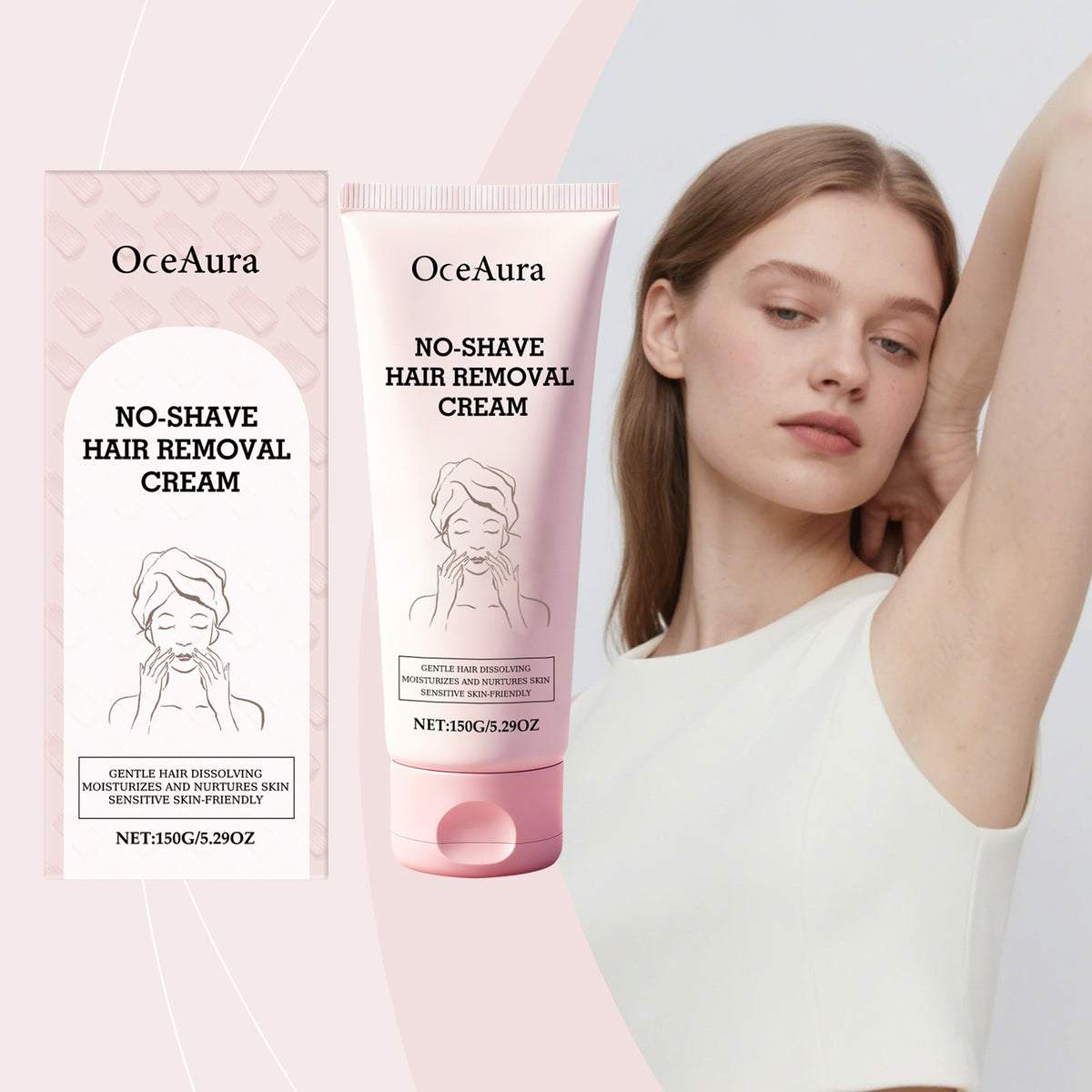OceAura Body Depilatory Cream