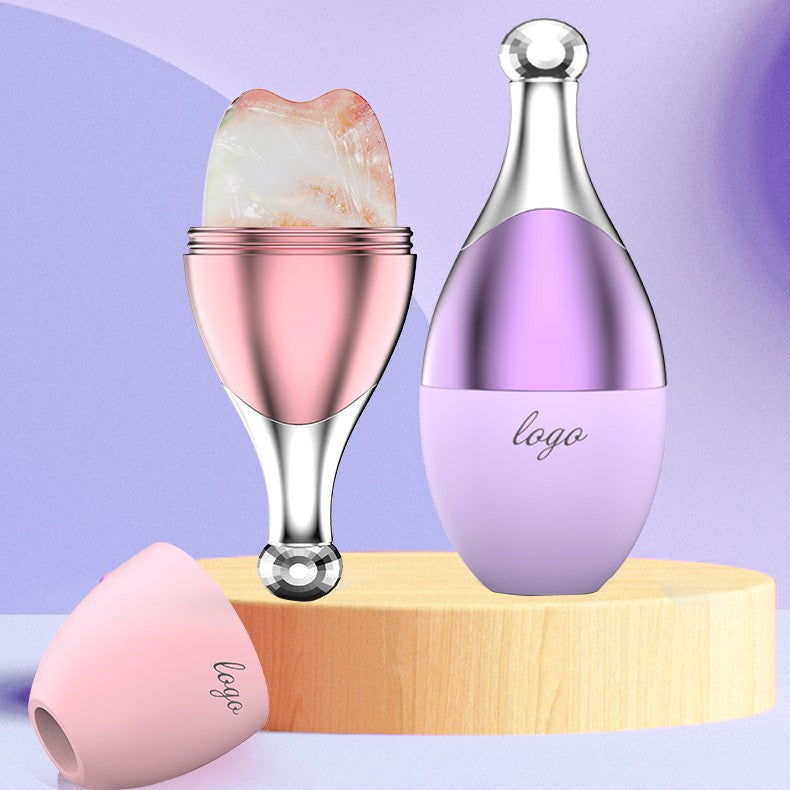 Logo Skin Care Beauty Lifting Contouring Tool Silicone Ice Cube T