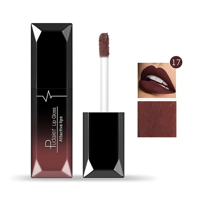 Pudaier Makeup matte matte lip gloss lipstick