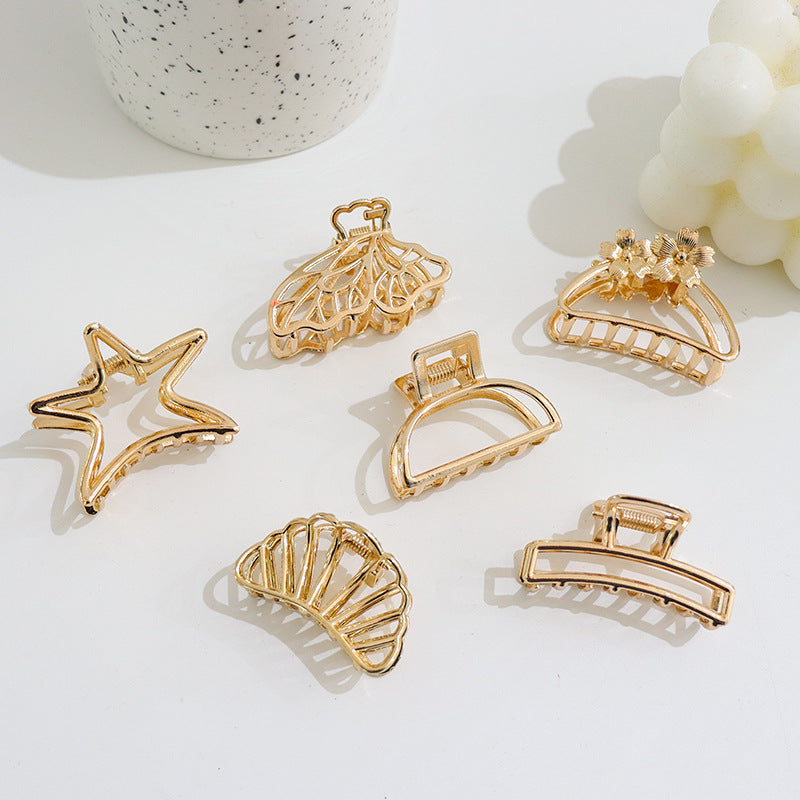 Shark Clip Small Size Back Head Metal Barrettes