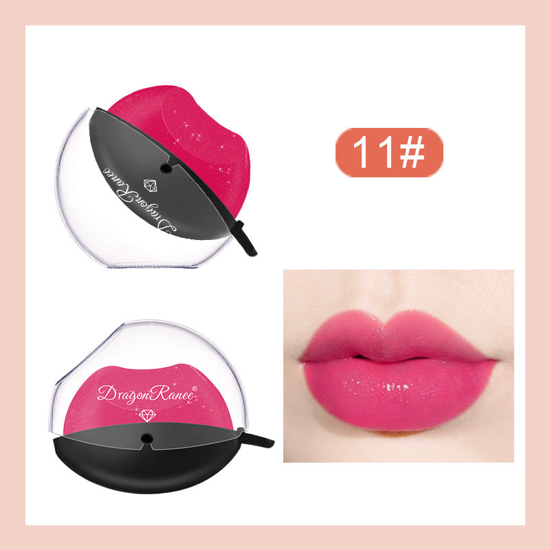 Dragon Ranee Lazy Lips Pearlescent Glitter Lipstick Is Not Easy To Fade, Warm And Moisturizing Lipstick
