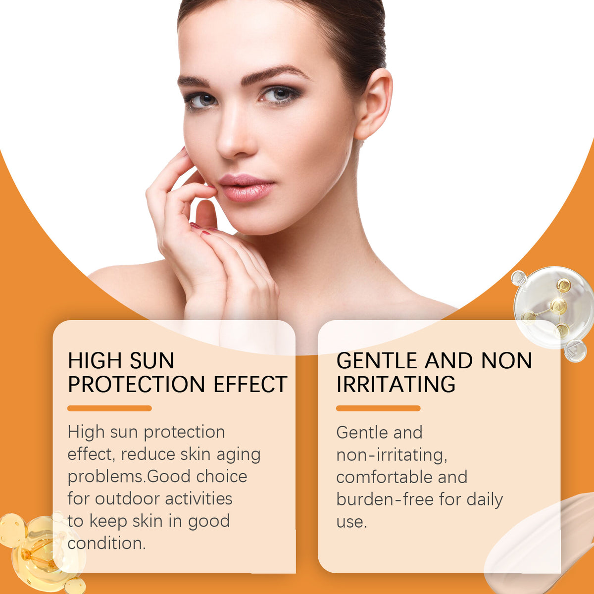Ouhoe Vitamin C Protective Cream Summer Outdoor