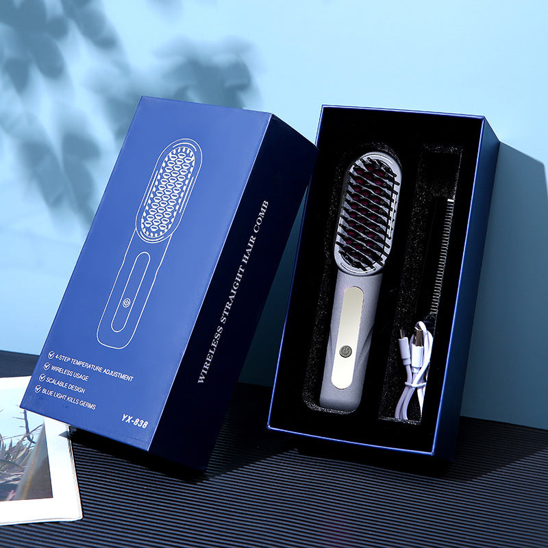 YX-838 Negative Ion Straight Comb Blue Light Hair Care