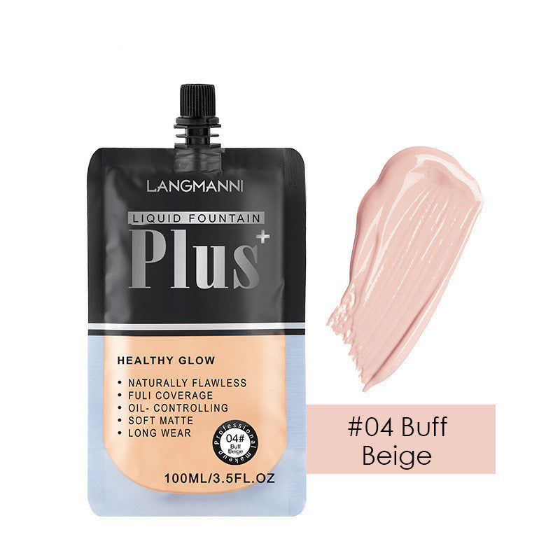 Langmanni Bag Liquid Foundation Oil Control Long-lasting Concealer And Brightening