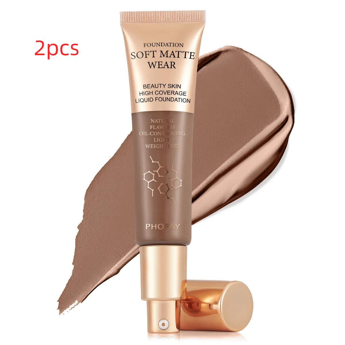 Phofay Long-lasting Concealer Foundation For Oily Skin That Doesn't Cake