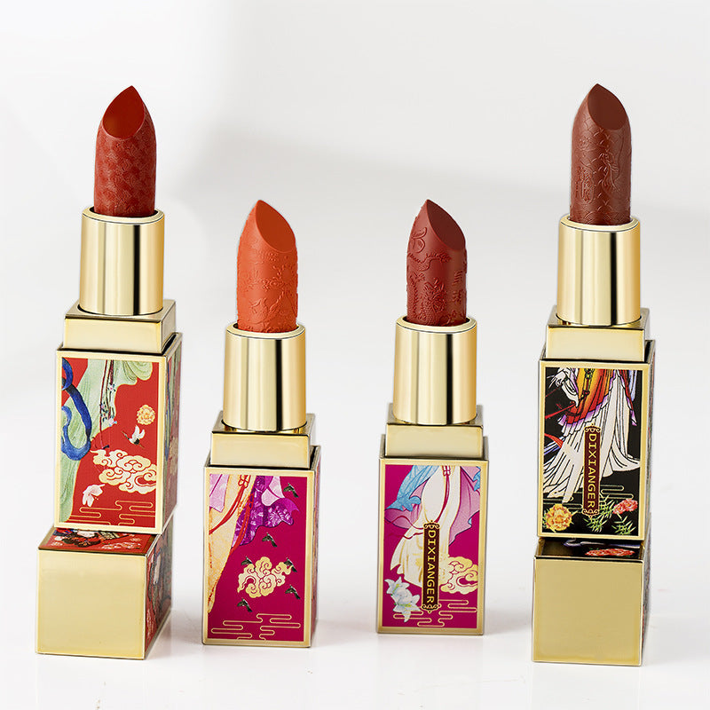 DixiAnger Chinese style imperial palace carved lipstick