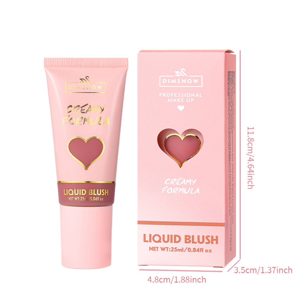 Dimshow Big Head Sponge Head Velvet Skin Feeling Lip And Cheek Dual-use Moisturizing Blush