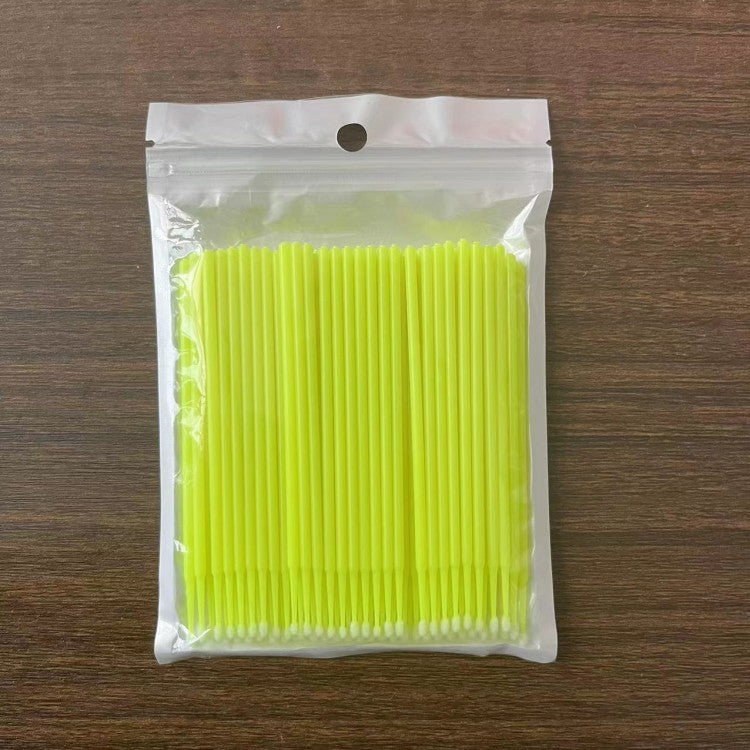200 - 500 Pcs Disposable Micro Applicator Brushes For Eyelash Extensions, Mascara & Makeup, Compatible With Personal Care Multicolors