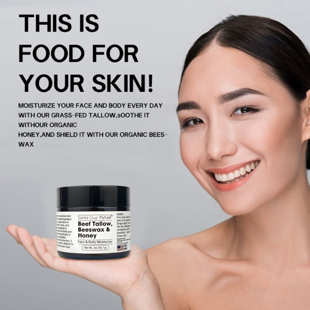 Santa Cruz Tunmate Beef Tallow 56.7g Face Cream Lasting Moisturizing Soothing Facial Skin Firming Increase Facial Elasticity Nourishing Smooth Skin Care