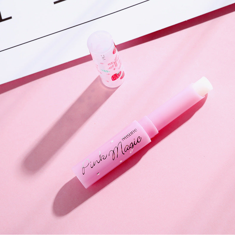 Pink Magic Mistine Strawberry color lipstick