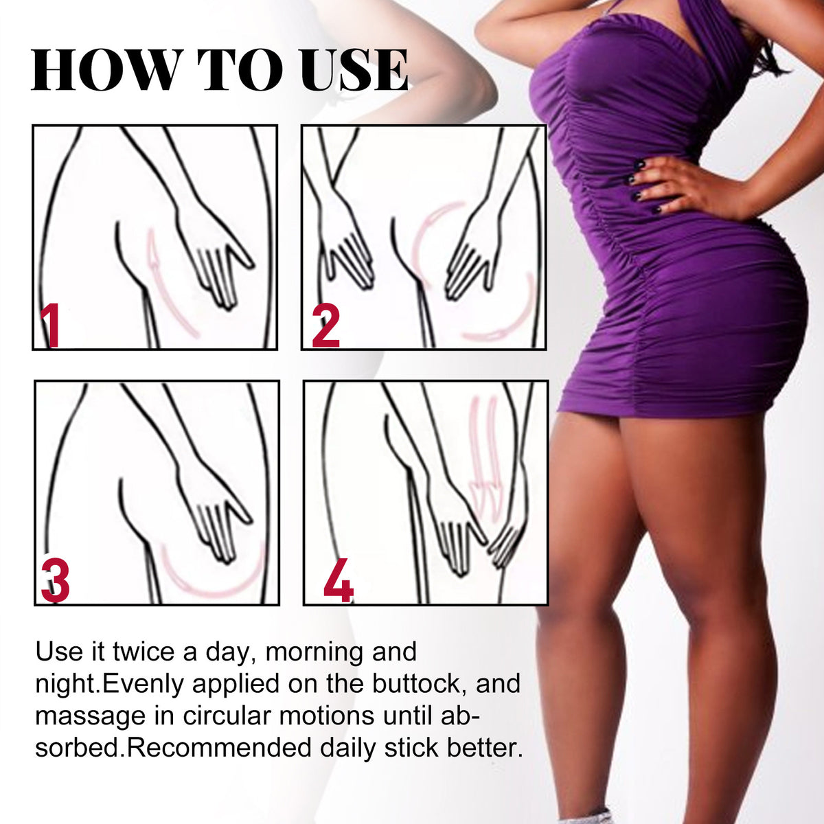 West&Month Plump Buttock Cream Lifts And Tightens Buttocks