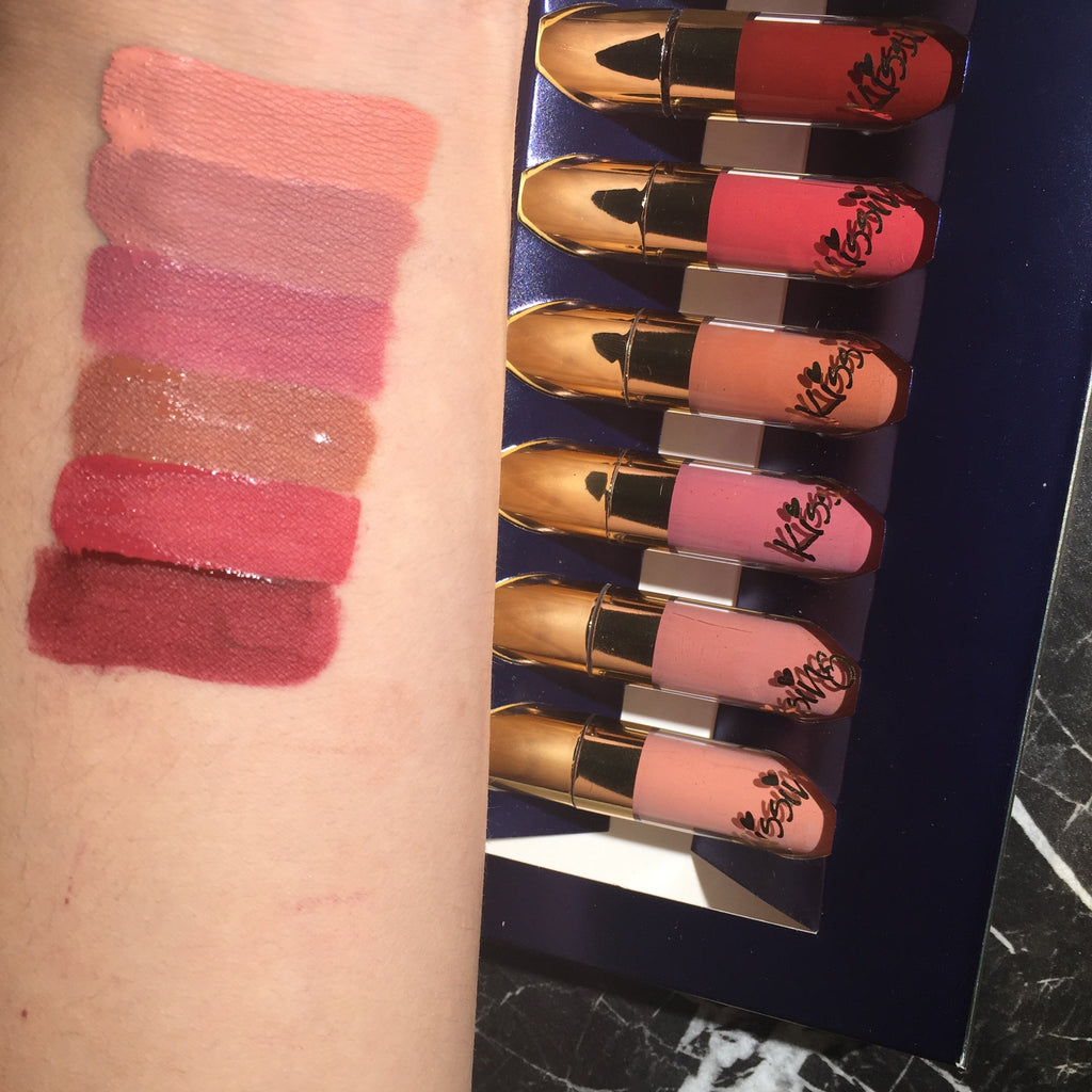 Kissing Beauty glazed 6 lipstick set