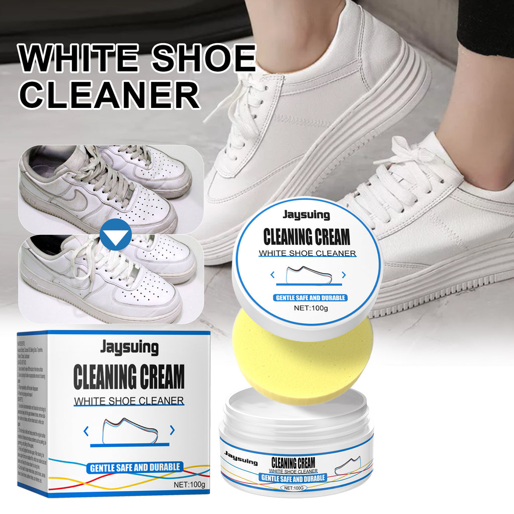 Jaysuing White Shoes Cleansing Cream Decontamination