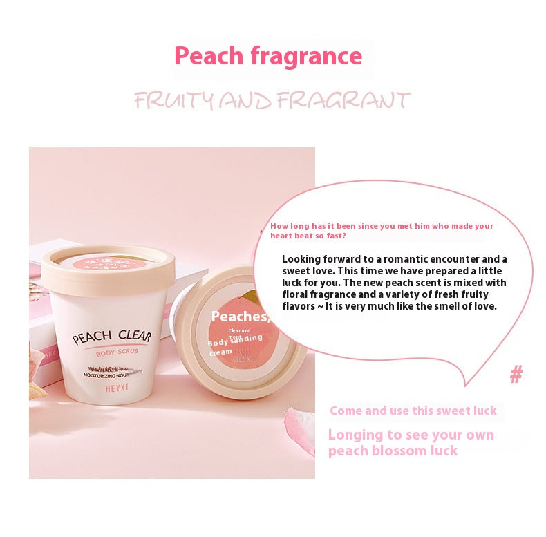 Heyxi Peach Moisturizing Body Scrub Cream