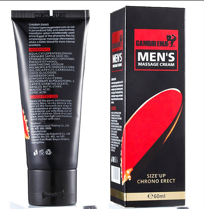 Gambir Emas Men's Massage Cream Plus Gel