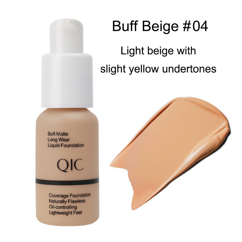 QIC Concealer Liquid Foundation Brightens Moisturizes And Controls Oil Bronzer Stage Makeup BB Cream