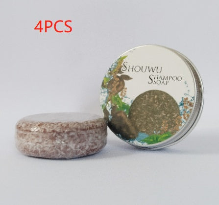 Fresh Plant Foreign Trade Silicone Oil Free English Version Polygonum Ginseng Soap Nourishing Soap Shampoo Soap Essential Oil Soap Shampoo Soap