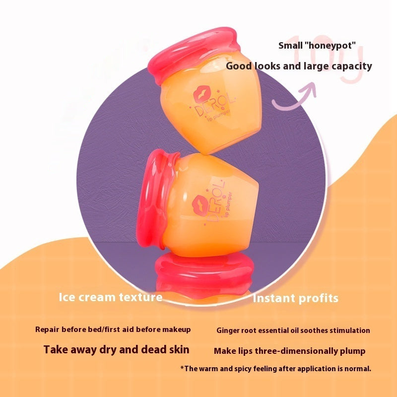 Derol Ginger Lip Enhancement Liquid Moisturizes Plump Lips