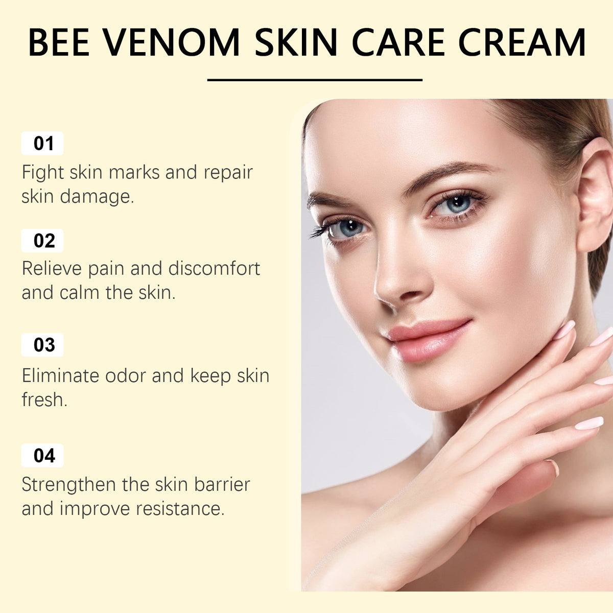 Houkea Neck Cream Gentle Nourishing, Clean And Moisturizing