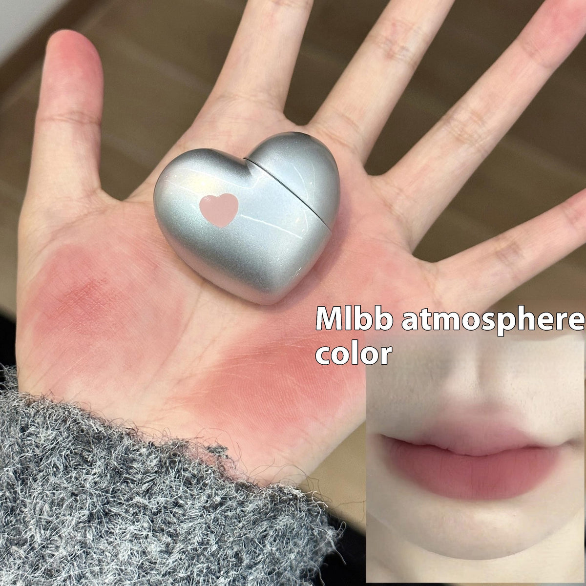 Black Nana Love Lip Mud Matte Finish Velvet Lip Lacquer