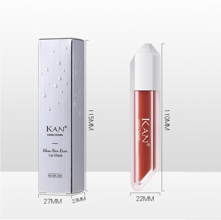KAN Kanechomn Liuli Galaxy Velvet Matte Light Hydrating Lip Gloss
