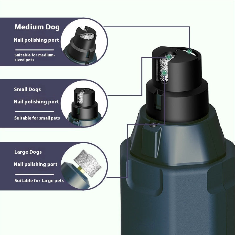 Pet 6-speed Control Nail Piercing Device LED Light Automatic