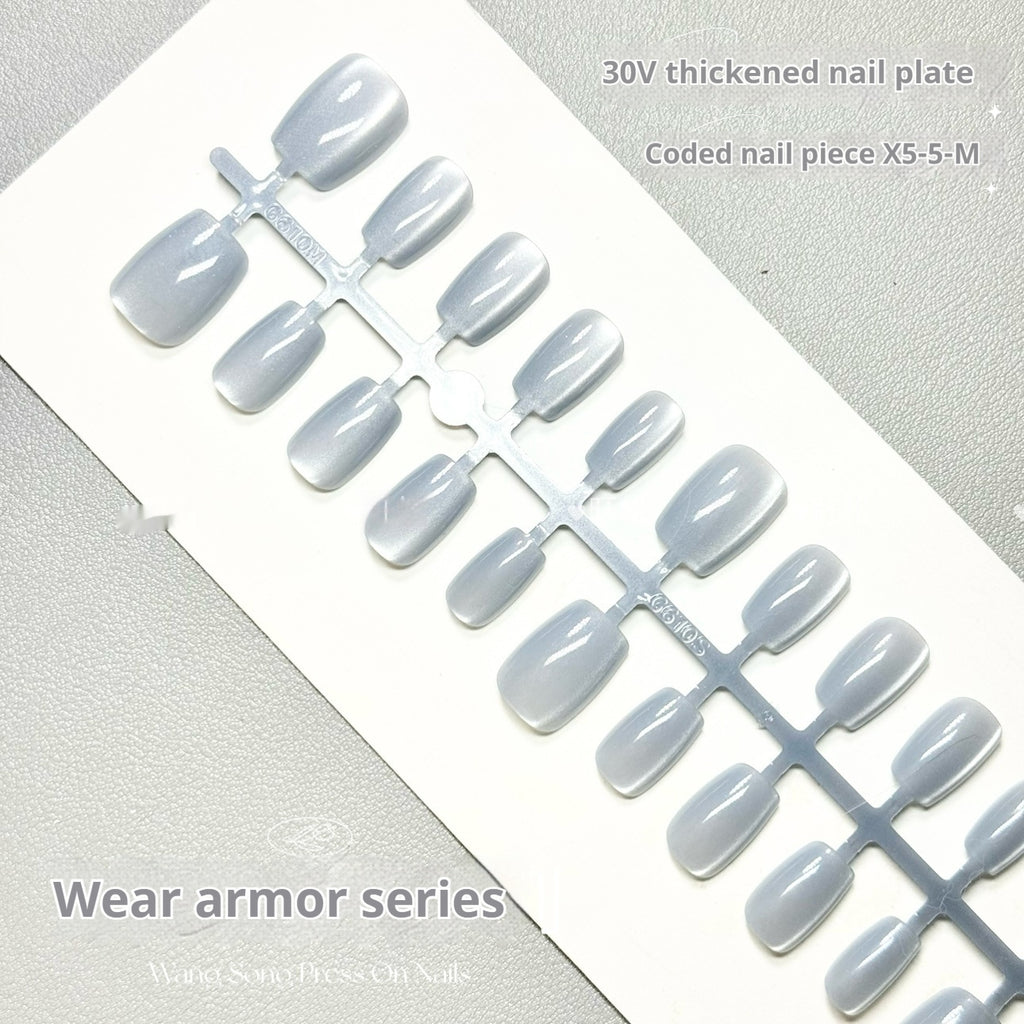 Solid Color Cat Eye 10 Blue Ice Cloud Ins Pure Want To Wear Armor
